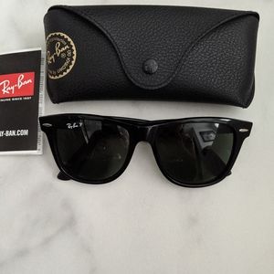Ray Ban polarized black sunglasses